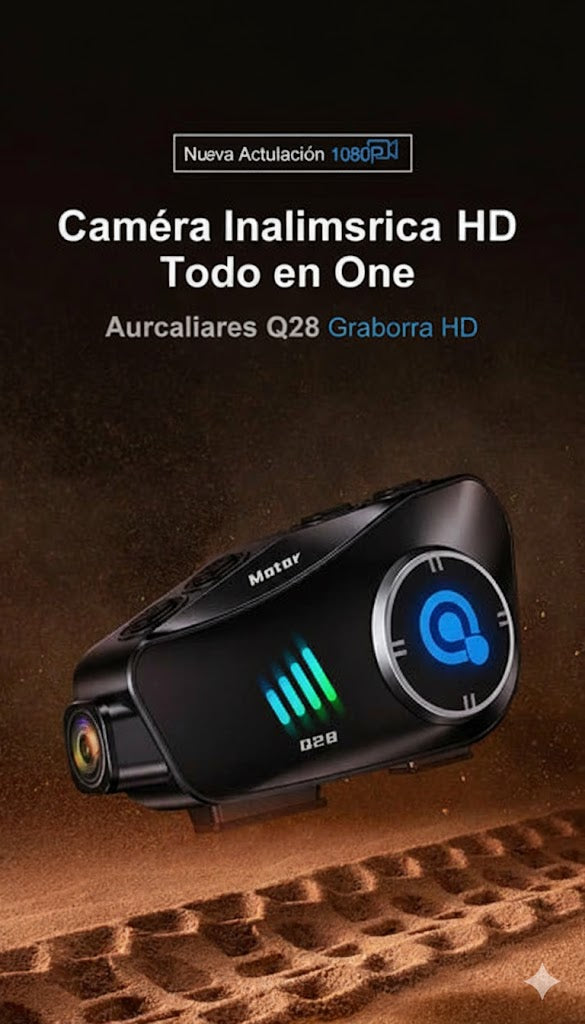 🚨 ¡Nueva Q28 Manos Libres con Cámara integrada + envío GRATIS!