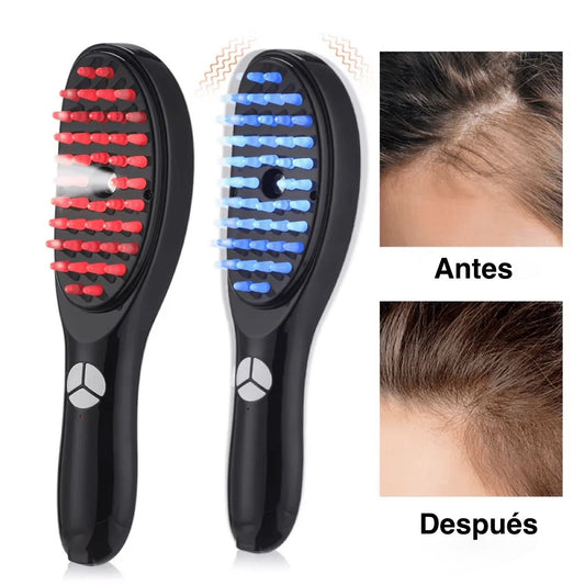 Cepillo Vaporizador + Masaje Capilar 4 en 1 💆‍♀️✨: transforma tu rutina capilar desde casa 🏠