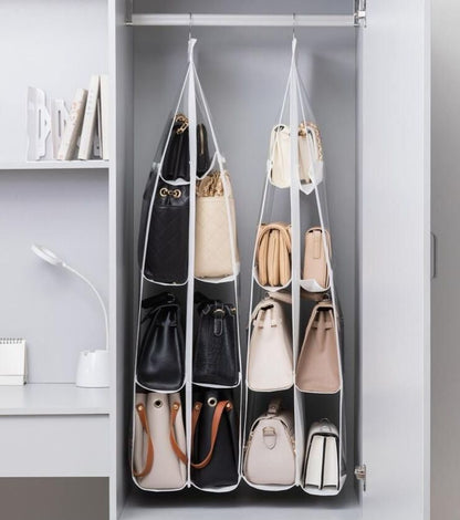 Organizador de Bolsos 8 Puestos 👜 | Ordena tu clóset en minutos y gana espacio ✨