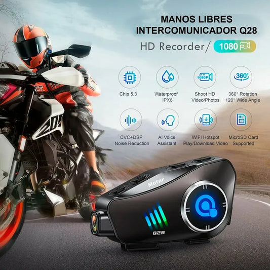 🚨 ¡Nueva Q28 Manos Libres con Cámara integrada + envío GRATIS!