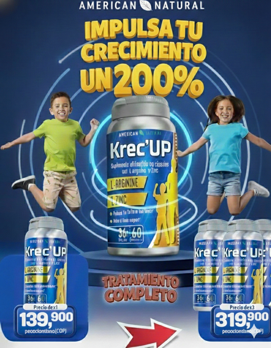 Krec’UP – Complemento nutricional con L-Arginina y Zinc